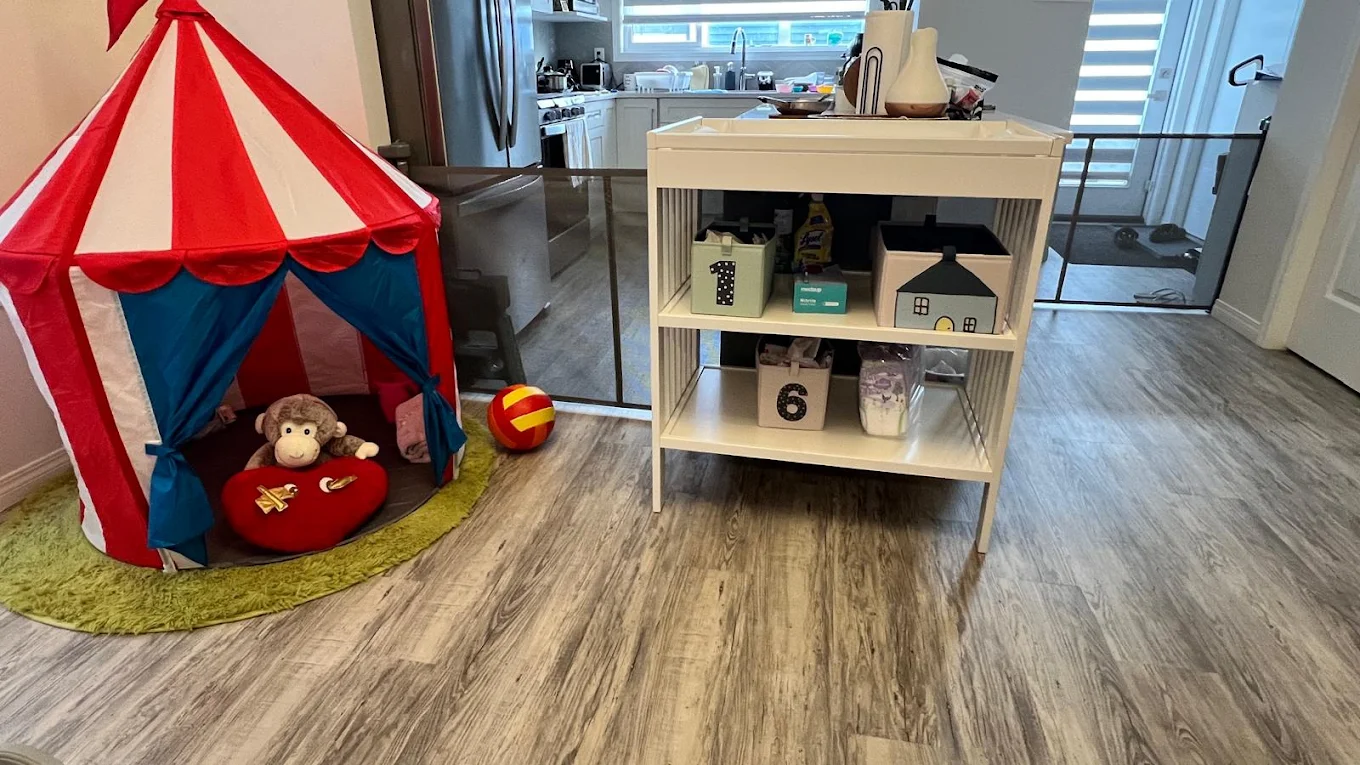 Child-friendly learning corner