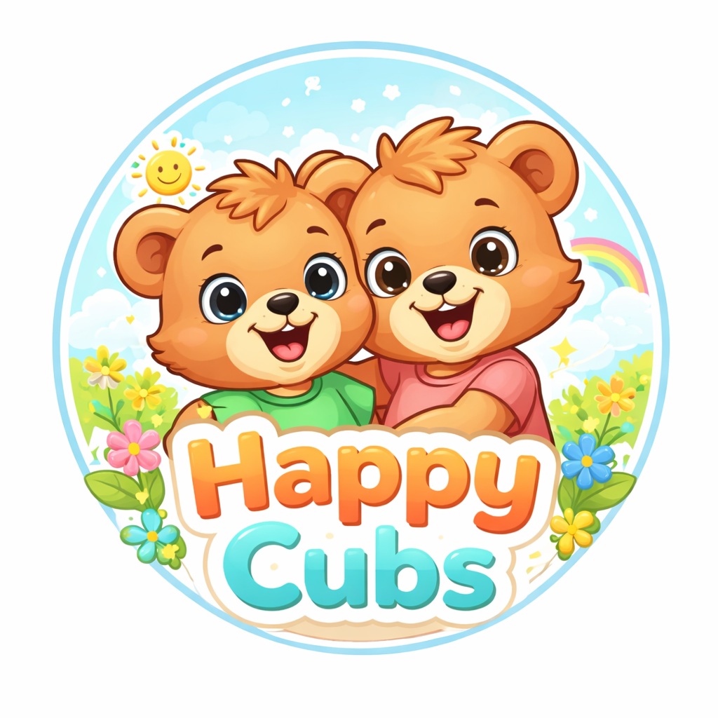 Happy Cubs Daycare Logo